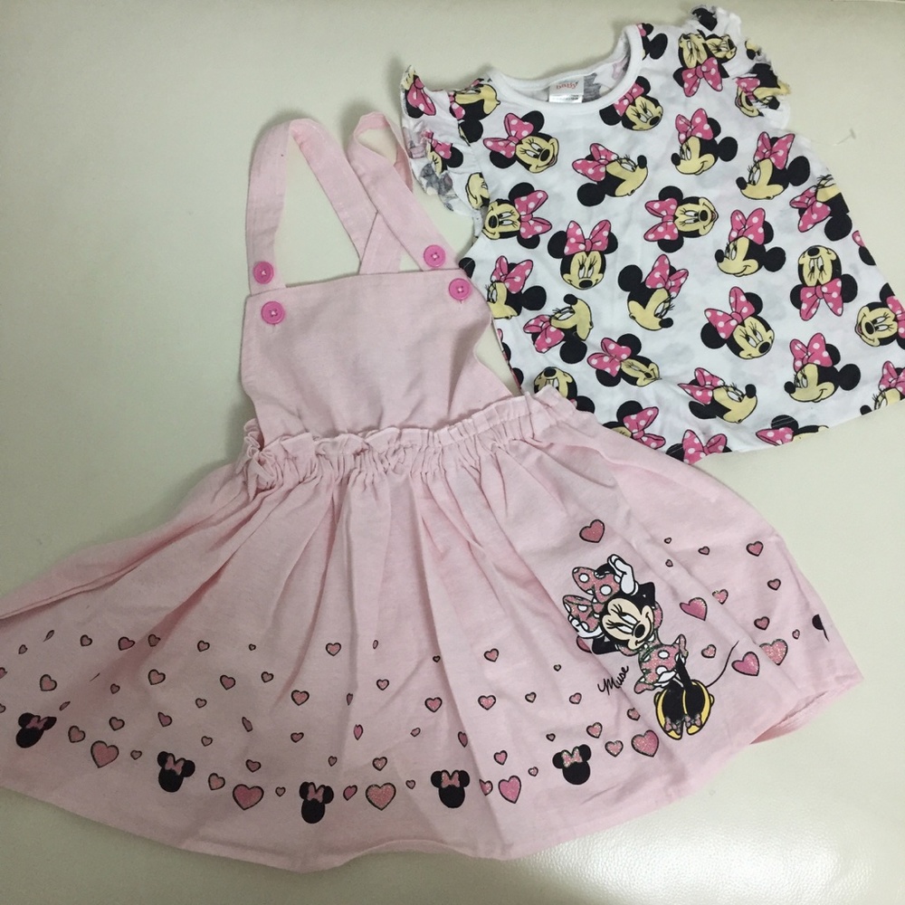 Disney Minnie Mouse Cute Dress Set 0065 - Picture 3 of 6